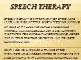 Speech Therapy PowerPoint PPT Presentation