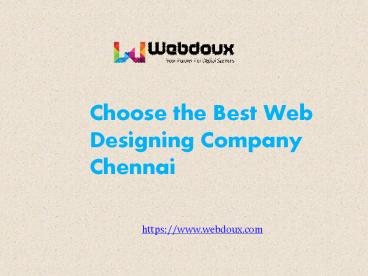 Top Web Designing Company Chennai