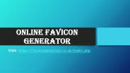 Online favicon generator