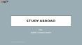 Study Abroad PowerPoint PPT Presentation