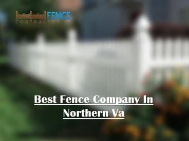 Fence Company Virginia Beach