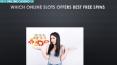 Which Online Slots Offers Best Free Spins PowerPoint PPT Presentation