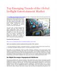 Top Emerging Trends of the Global In-flight Entertainment Market PowerPoint PPT Presentation
