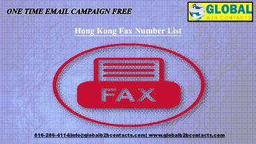 Hong Kong Fax Number List