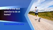 Simple exercises at home
