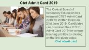 CTET Admit Card 2019 (3)