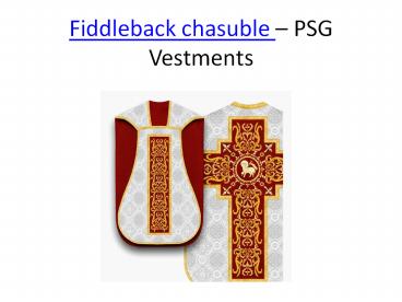 Fiddleback Chasuble - PSG Vestments (4)