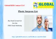 Plastic Surgeons List
