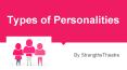 Types of Personalities PowerPoint PPT Presentation