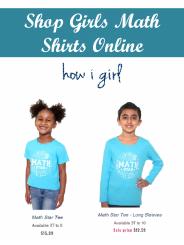 Shop Girls Math Shirts Online