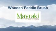 Wooden Paddle Brush