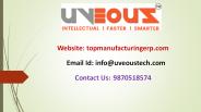 ERP for manufacturing company In India