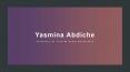 Yasmina Noubia Abdiche - Experienced Professor From Orlando, Florida PowerPoint PPT Presentation