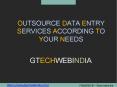 Outsource Data Entry Services According To Your Needs PowerPoint PPT Presentation