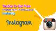 Tactics to Get Free Instagram Followers Instantly PowerPoint PPT Presentation