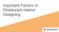 Important Factors In Restaurant Interior Designing PowerPoint PPT Presentation