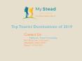 Top Tourist Destinations PowerPoint PPT Presentation
