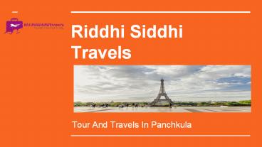 Tour And Travels In panchkula