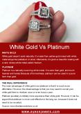 White Gold Vs Platinum