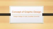 Graphic Design Concepts - Avantika University