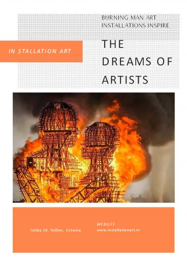 Burning Man Art Installations Inspire the Dreams of Artists