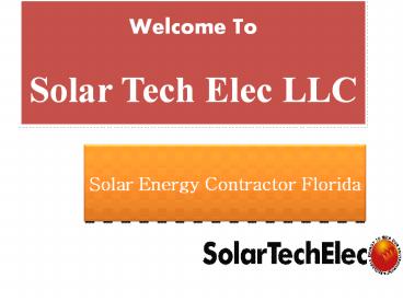 Solar Energy Services in Florida