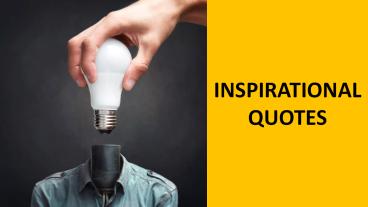 INSPIRATIONAL QUOTES