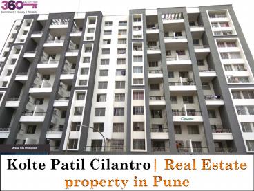 Kolte Patil Cilantro project in Pune - Real Estate in Wagholi