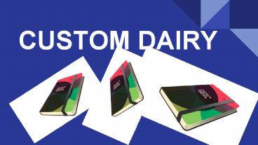 personalised Diaries