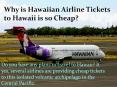 Why is Hawaiian Airline Tickets to Hawaii is so Cheap?