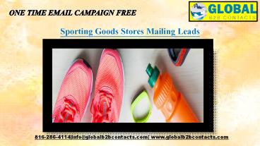 Sporting Goods Stores Mailing Leads