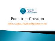 Podiatrist Croydon
