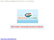 Best Indian Community Services in Atlanta