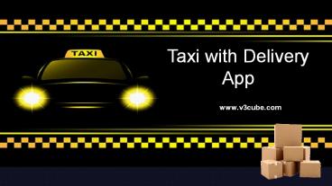 On Demand Ride with Delivery App solution