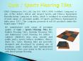 Rubber Flooring Tiles Manufacturer PowerPoint PPT Presentation