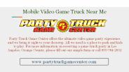 Video Game Truck Birthday Party