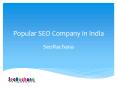 Popular SEO Company in India SeoRachana PowerPoint PPT Presentation