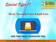 Ahsay Network Users Email Lists