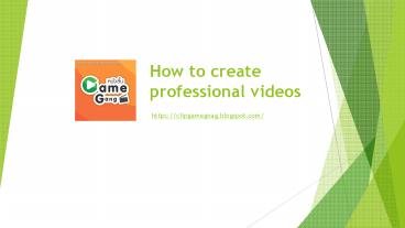 presentation player overlay