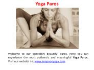 Yoga Paros