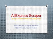 AliExpress Scraper for product data scraping