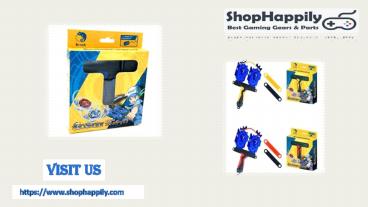 Brook GoShoot Combo Grip Dual Launcner Yellow for BEYBLADE