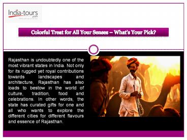 Excellent Customized Tour of Rajasthan