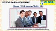 Finland CVD Executives Mailing List