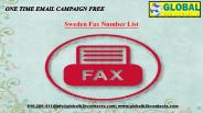 Sweden Fax Number List