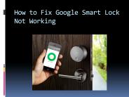 How to Fix Google Smart Lock Not Working