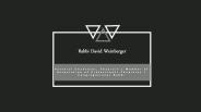 Rabbi David Weinberger - Pastoral Counselor, Chaplain