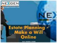 Estate Planning - Make a Will Online