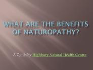 What Are The Benefits Of Naturopathy?