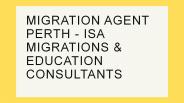 Migration Agent Perth - ISA Migrations & Education Consultants